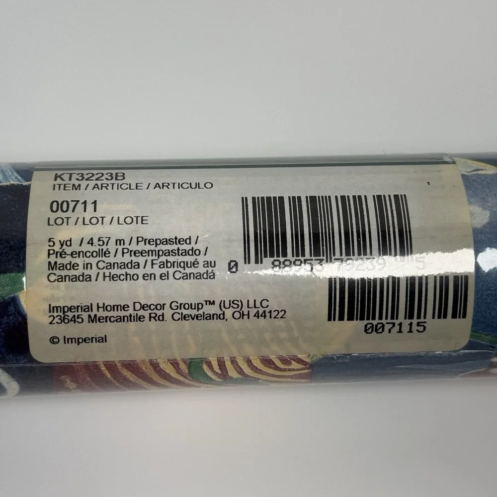 Imperial Coordinated Borders 7 In 5 Yd Prepasted Fish Aquarium KT3223B 00711 New